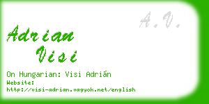 adrian visi business card